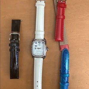 Invicta watch with multiple bands